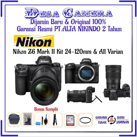 Jual Nikon Z6ii Nikon Z6 Ii Nikon Z6 Mark Ii Kit 24 120mm Garansi Resmi Shopee Indonesia