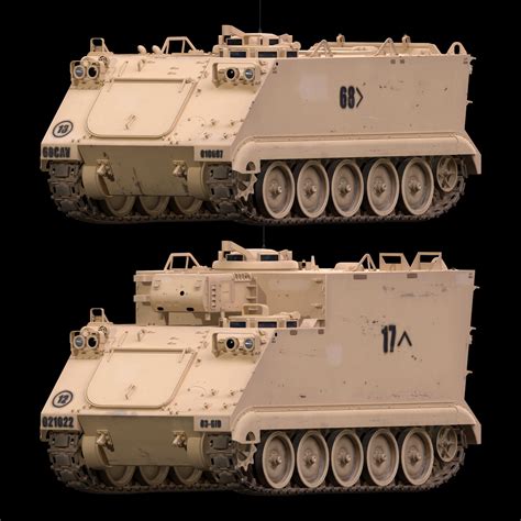 ArtStation - M113 APC and M1068 Ammo Carrier