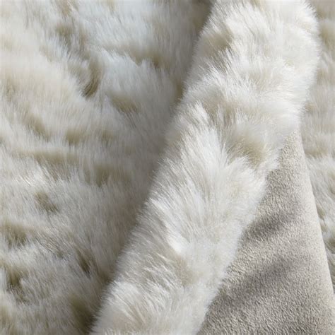 Faux Fur Snow Leopard Throw Reviews Cb2 In 2022 White Faux Fur