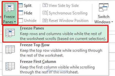 How To Freeze Top Two Rows In Excel 4 Ways Exceldemy