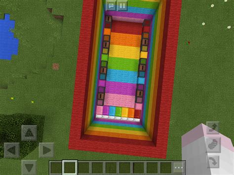 Minecraft Rainbow House