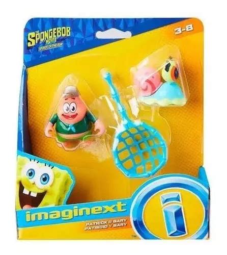 Imaginext Mini Figuras Bob Esponja Patrick E Gary Mattel Mercadolivre