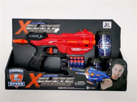 Air Blaster Soft Bullet Gun With 8 Darts And 3 Target Container Playset