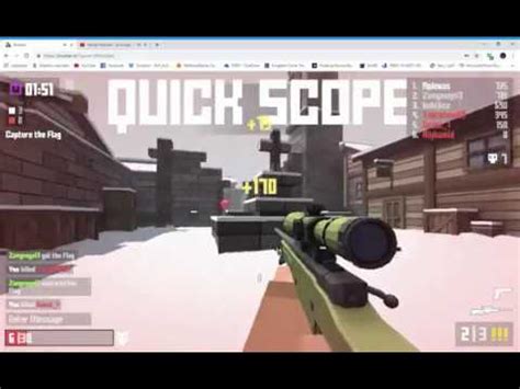 Epic Trickshots SAVAGE Snipes Krunker Io YouTube