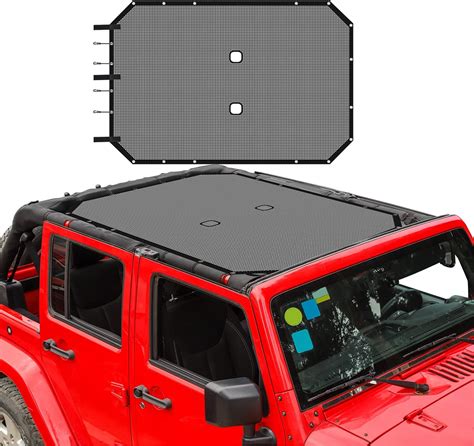 Amazon Rt Tcz Jk Sunshade Mesh Shade Top Door Black Bikini Top