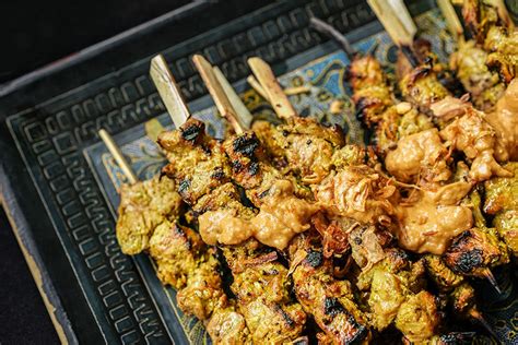 Satay D Agneau Malais Recette Pices De Cru