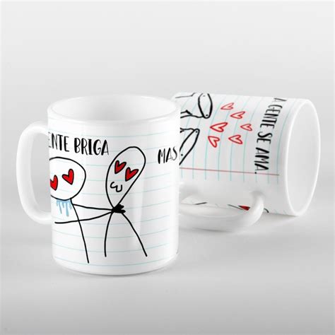 Caneca Flork A Gente Briga Mais Se Ama Leroy Merlin