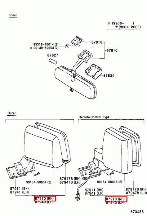 Genuine Landcruiser Series Vdj Hzj Fzj Rh Right Outer Rear View Door