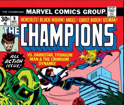 Champions 1975 9 Comic Issues Marvel