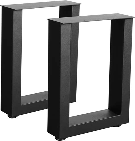 Buy Metal Table Legs Height X Wide Square Tube Black Industrial