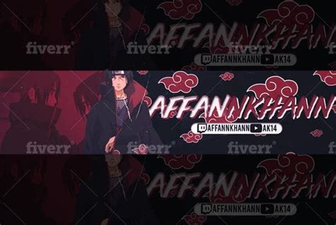 Anime Twitch Banner Template Twitch overlay maker template for gaming ...