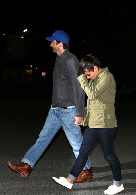 Mila Kunis And Ashton Kutcher At The Rose Bowl In Pasadena