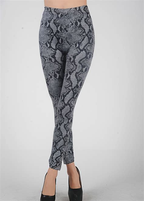 Sexy Snakeskin Print Leggings L5558