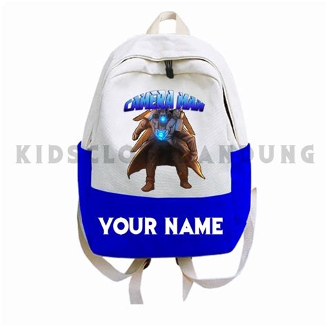 Free Name Backpack Backpack Children Titan Cameraman Skibidi Toilet