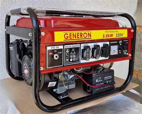 Генератор за ток 3.5KW - GENERON - МОНОФАЗЕН - Генератори за Ток - 100% ...