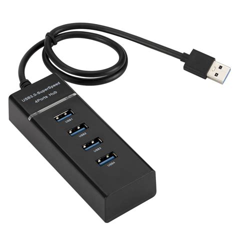 4 Ports Usb High Speed Hubs Hi Speed 4 Port Usb 30 Multi Hub Splitter