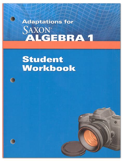 Algebra 1 Adaptations Student Workbook 4th Edition Saxon Publishers