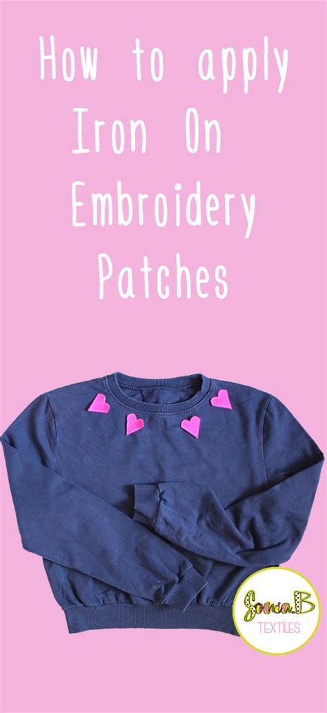 Video Tutorial On How To Apply Iron On Embroidery Patches Iron On