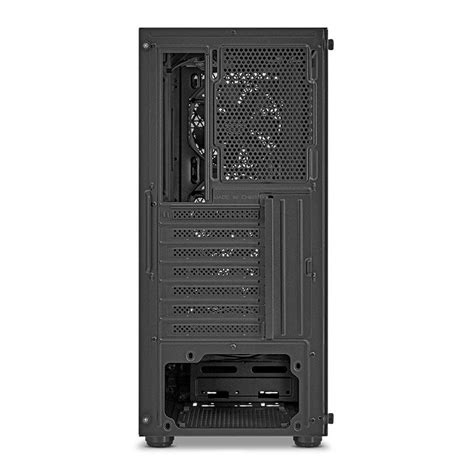 Gabinete Gamer Pichau Apus Black Mid Tower Lateral De Vidro Temperado