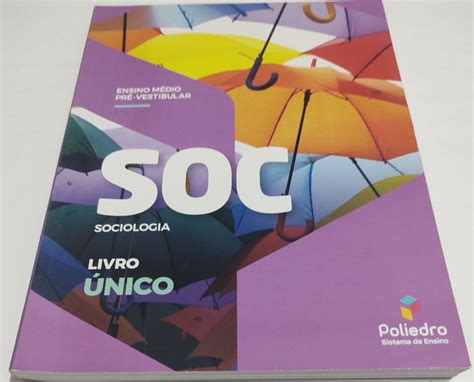 Sociologia Livro Único Ensino Médio Pré Vestibular Poliedro