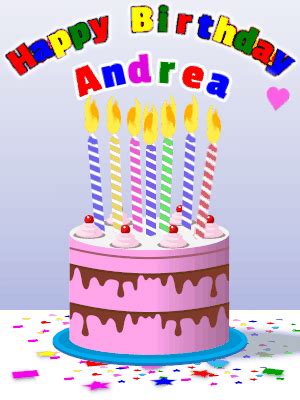 Happy Birthday Andrea GIF 3