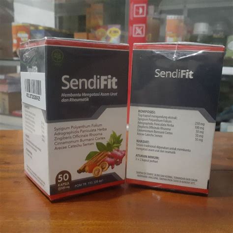 Jual Sendifit Acep Herbal Kaps Spesialis Atasi Nyeri Sendi