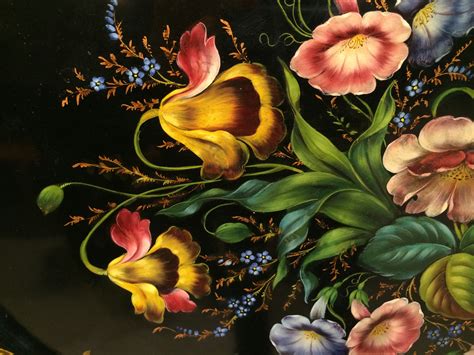 Russian Folk Art | Russian folk art, Flower painting, Painting