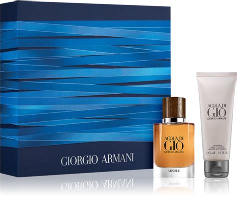 Armani Acqua di Giò Absolu Gift Set for Men notino co uk