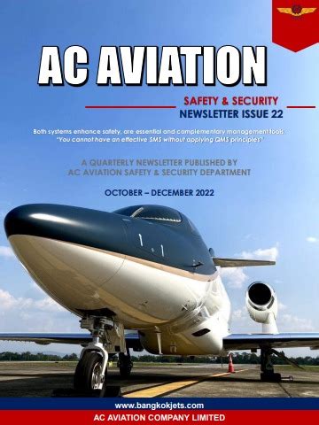 Ac Aviation Safety Security Newsletter Issue Oct Dec