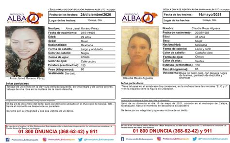 Activan Protocolo Alba Por Dos Mujeres Celayenses Desaparecidas