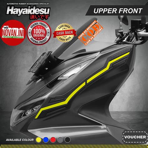 Jual HONDA PCX 160 Body Protector UPPER FRONT Cover HAYAIDESU Shopee