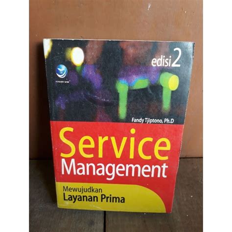 Jual Buku Service Management Mewujudkan Layanan Prima Edisi Shopee