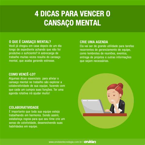 Dicas Para Vencer O Cansa O Mental Envision Tecnologia