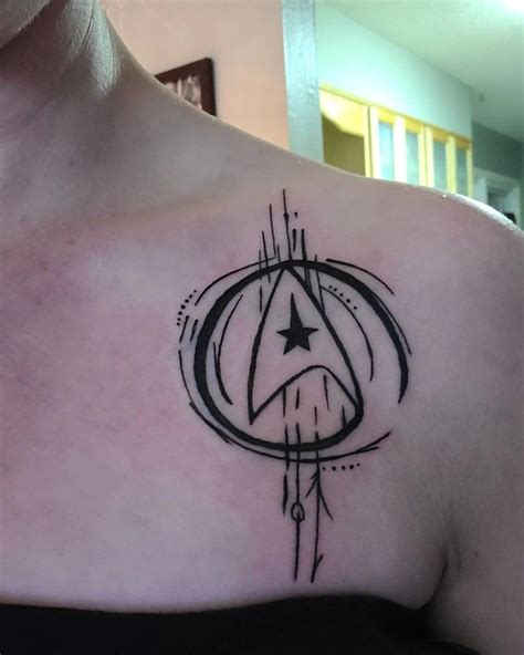 Star trek tattoo | Star trek tattoo, Star tattoos, Cool tattoos