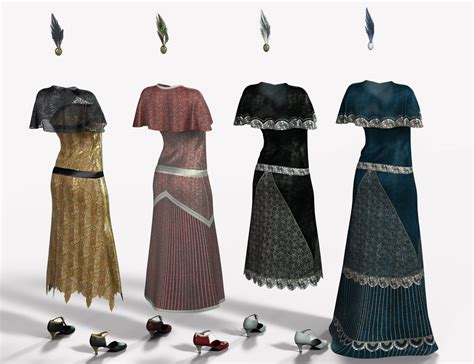 DForce 1920s Evening Gown Outfit Textures Daz 3D