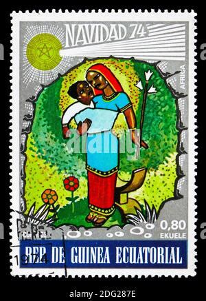 EQUATORIAL GUINEA CIRCA 1974 Stamp Printed In Guinea Dedicated To