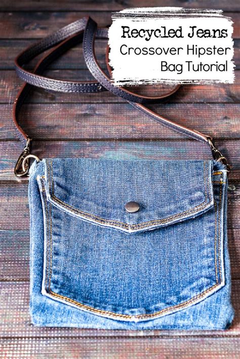 Diy Crossbody Bag By Recycling An Old Pair Of Jeans Denim Bag