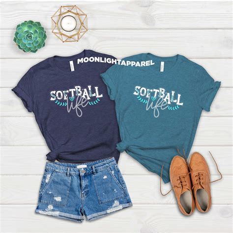 Softball Life T Shirt Softball Love Shirt Sport Shirt Etsy