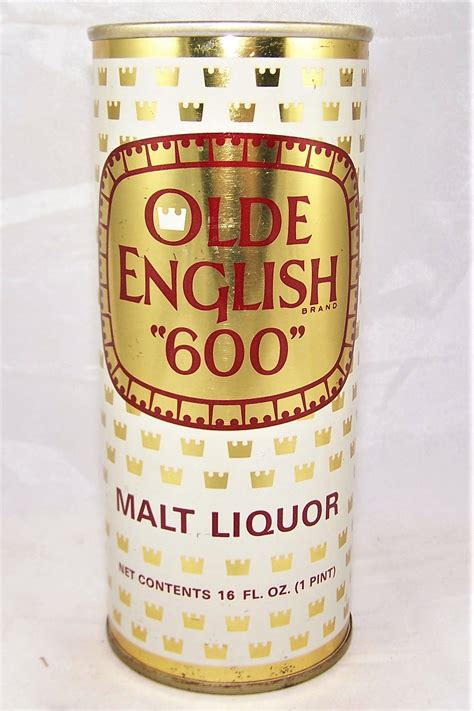 Lot Detail Olde English 600 Malt Liquor 16 Ounce Tab Top Beer Can