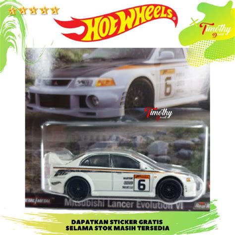 Promo Hot Wheels Premium Mitsubishi Lancer Evolution Vi Forza Horizon Diskon Di Seller