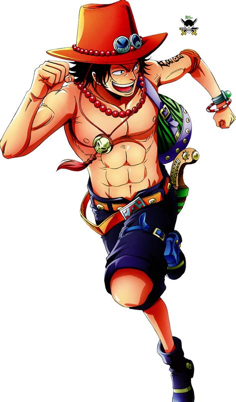 Portgas D Ace Render 2 Ace One Piece Deviantart One Piece Ace