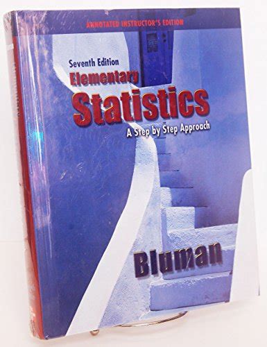 Elementary Statistics Step Approach Abebooks