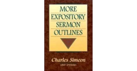 More Expository Sermon Outlines by Charles Simeon