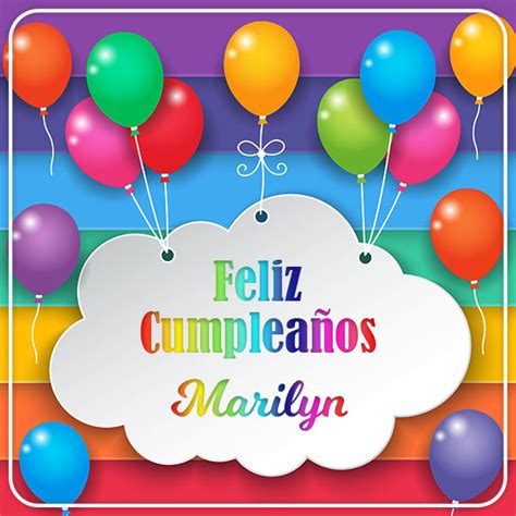 Imágenes de Feliz Cumpleaños Marilyn imagenes su