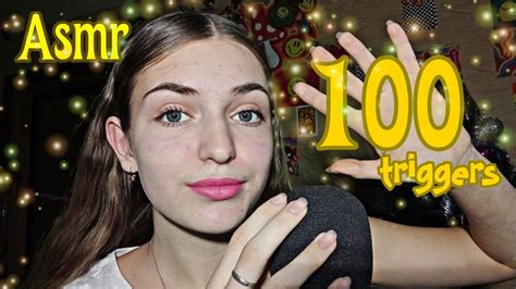 Асмр •💫100 триггеров за 1 минуту🦋• Asmr Youtube