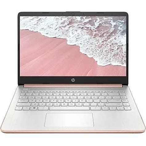 Laptop Hp 14 Intel Quad core 8gb Ram 64gb W11 rosa Envío gratis