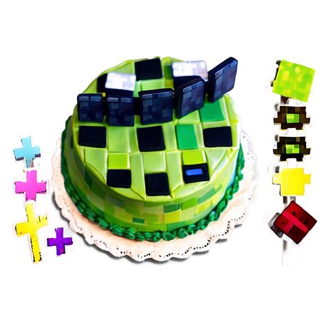 Download Minecraft Cake Toppers Png 31