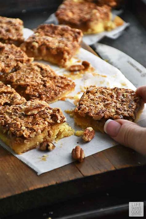 The Best Pecan Pie Bars Life Tastes Good