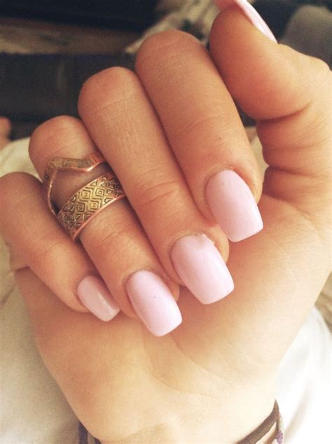 Square Short Light Pink Acrylic Nails Bmp Review