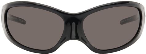 Balenciaga Black Skin Xxl Cat Sunglasses Ssense Uk